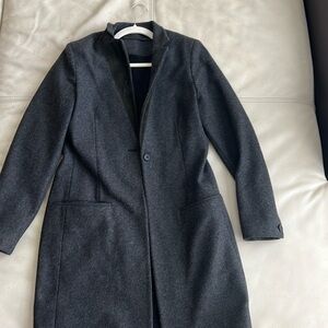 Grey Italian wool Allsaints coat size US6/ UK10/ EU 38